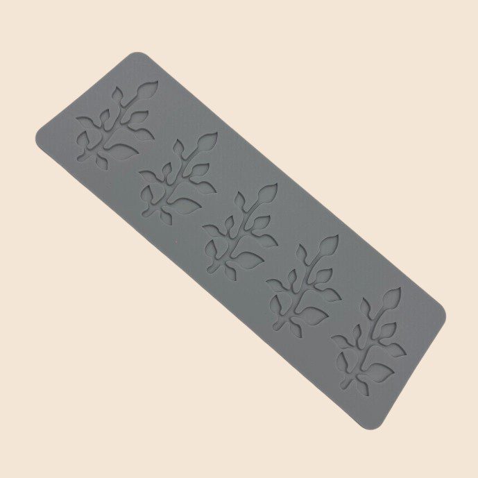 cake decoration baking silicone stamping mold(five consecutive leaves) cake decoration baking silicone stamping mold(five consecutive leaves)